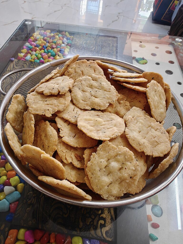 FARSI PURI MADE UP OF MAIDA AND GHEE